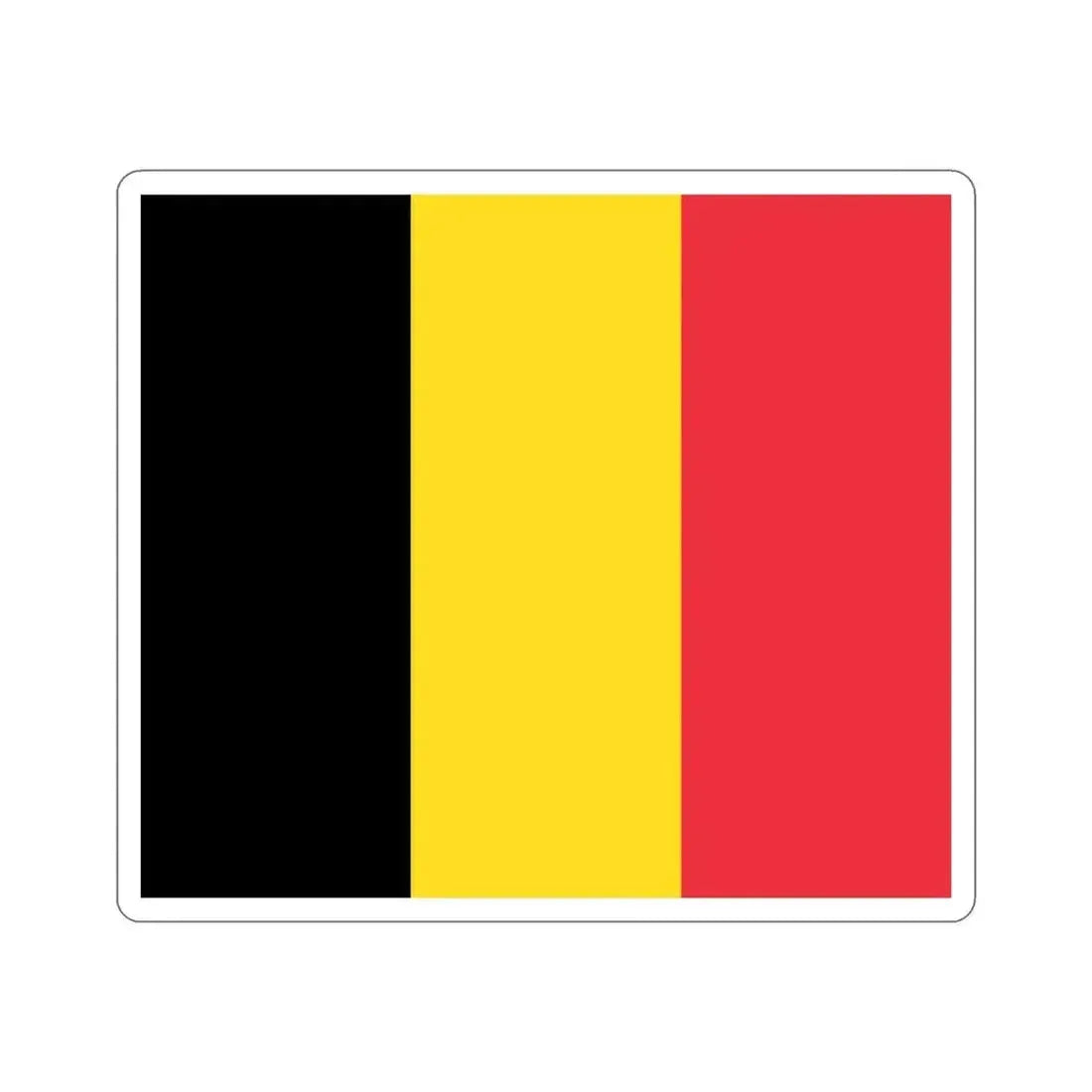 Flag of Belgium STICKER Vinyl Die-Cut Decal - The Sticker Space