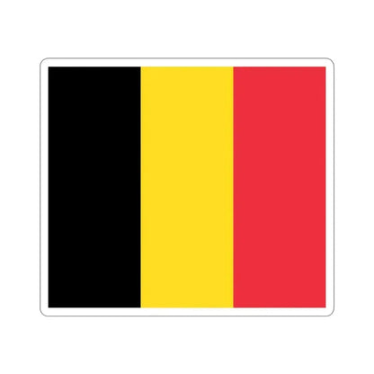 Flag of Belgium STICKER Vinyl Die-Cut Decal - The Sticker Space