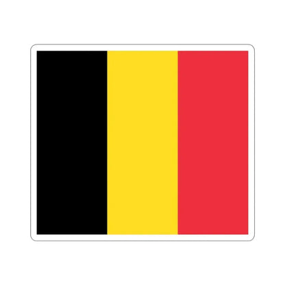Flag of Belgium STICKER Vinyl Die-Cut Decal - The Sticker Space