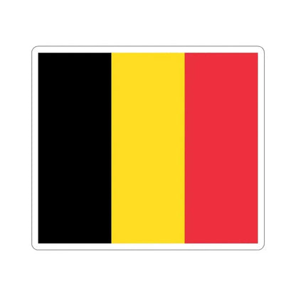 Flag of Belgium STICKER Vinyl Die-Cut Decal - The Sticker Space
