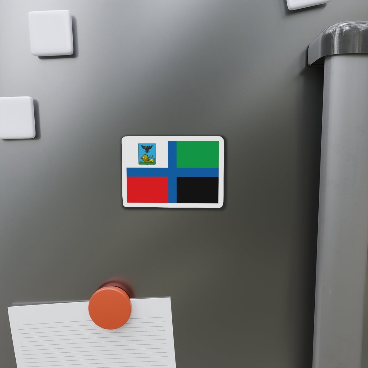 Flag of Belgorod Oblast Russia - Die-Cut Magnet-The Sticker Space