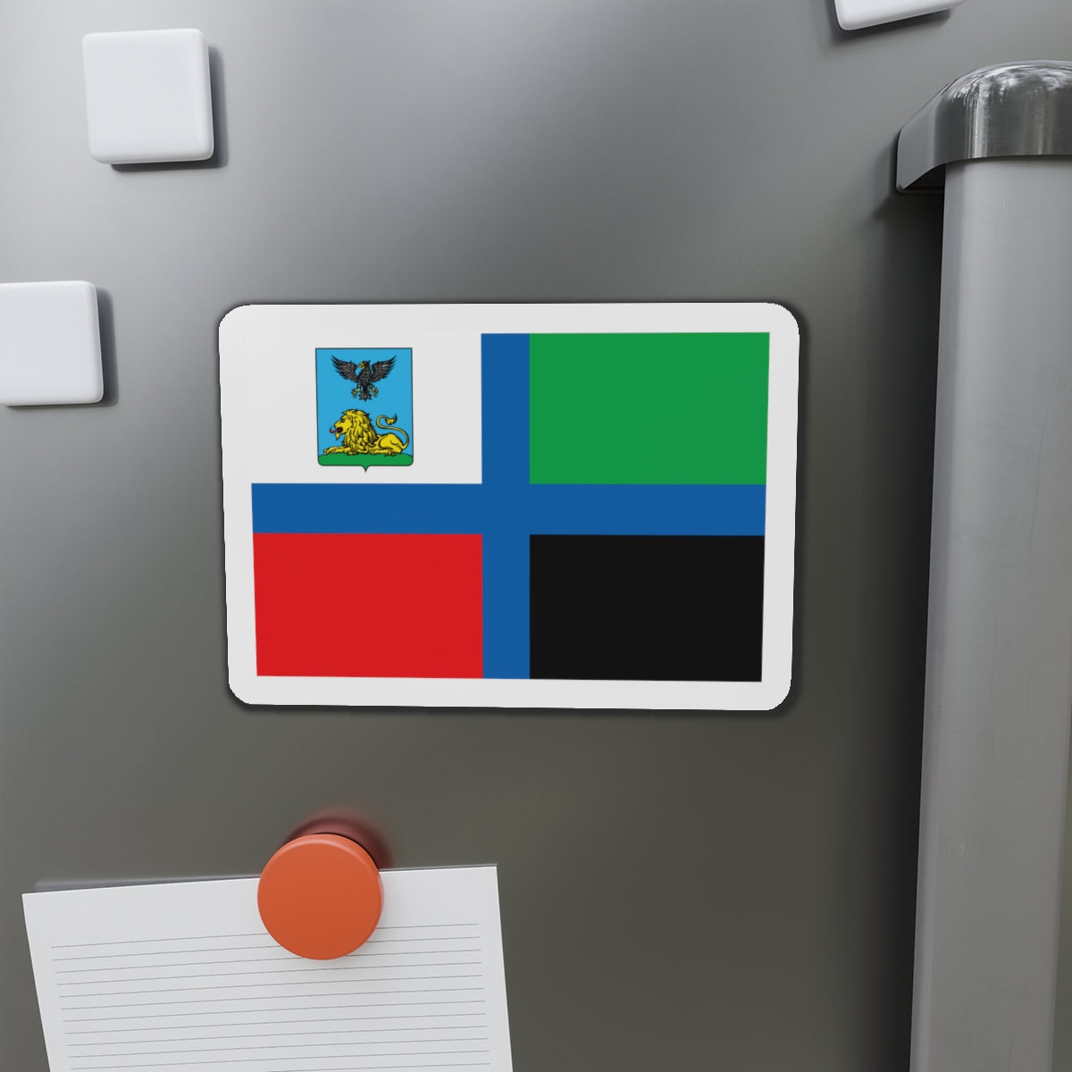 Flag of Belgorod Oblast Russia - Die-Cut Magnet-The Sticker Space