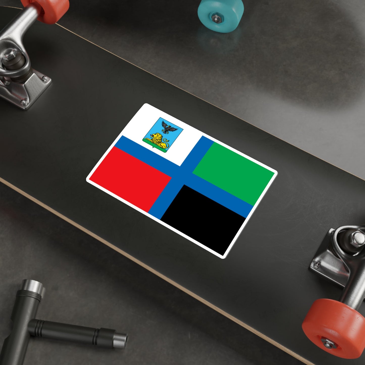 Flag of Belgorod Oblast Russia STICKER Vinyl Die-Cut Decal-The Sticker Space