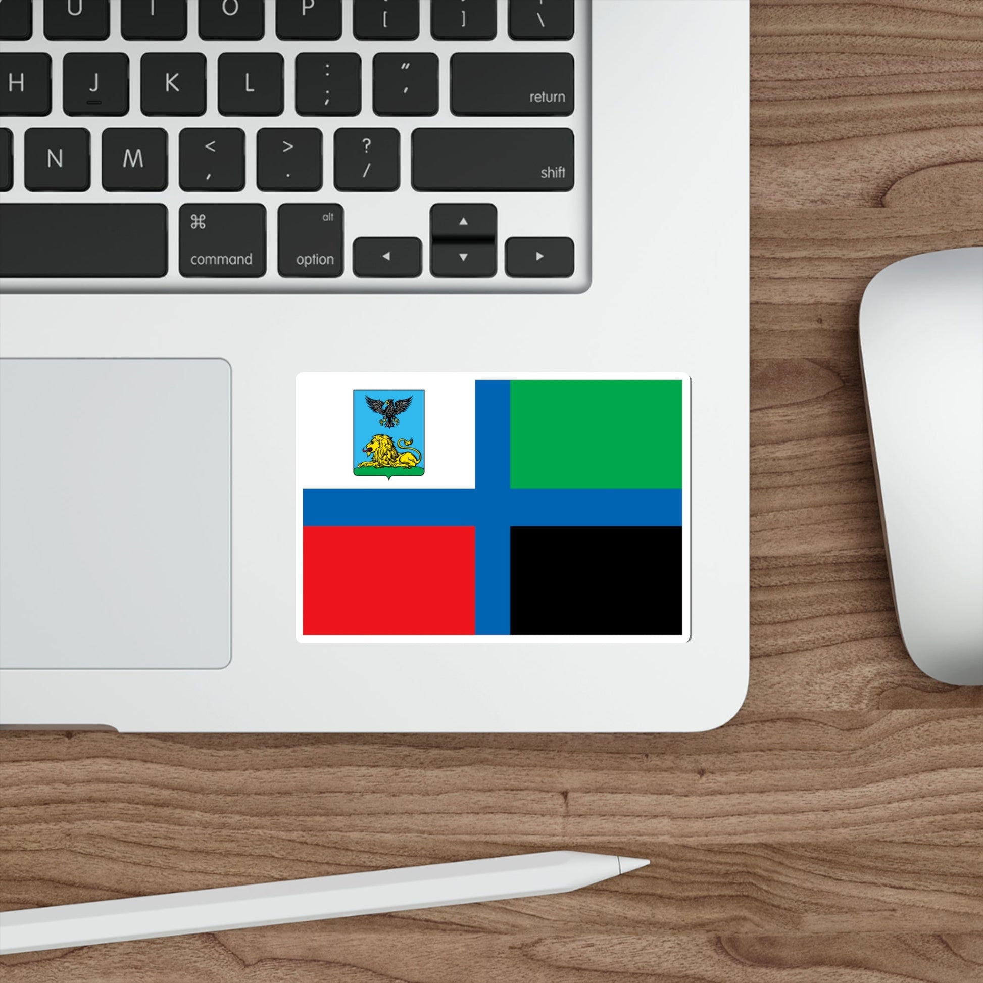 Flag of Belgorod Oblast Russia STICKER Vinyl Die-Cut Decal-The Sticker Space