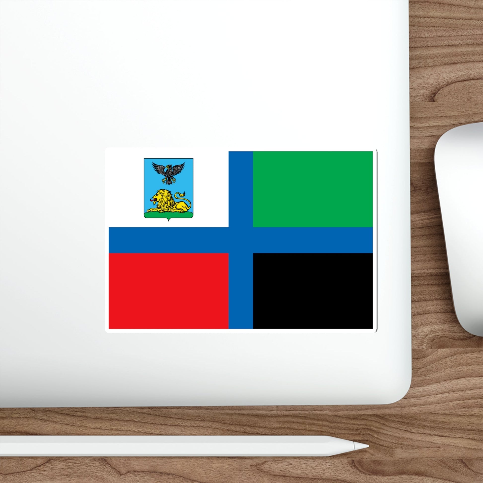 Flag of Belgorod Oblast Russia STICKER Vinyl Die-Cut Decal-The Sticker Space