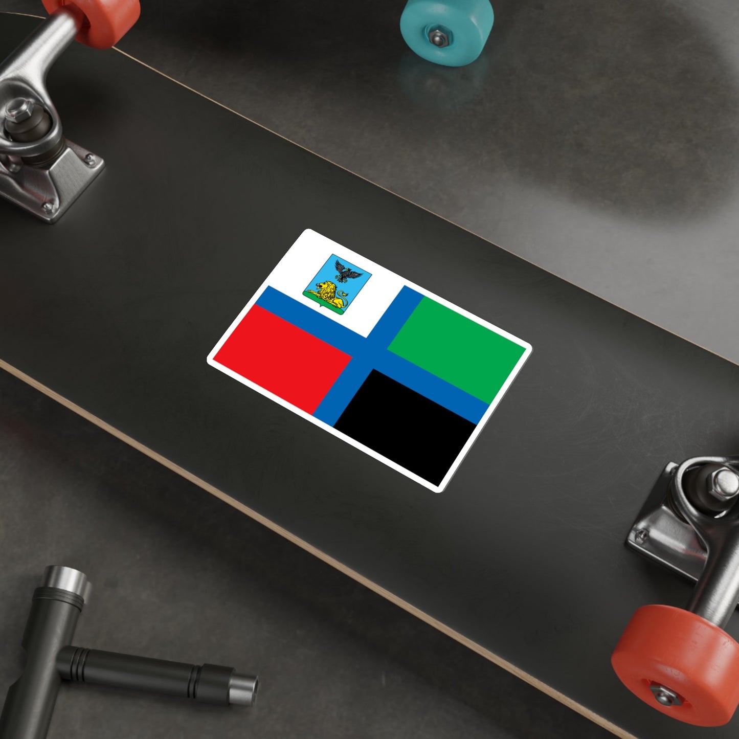 Flag of Belgorod Oblast Russia STICKER Vinyl Die-Cut Decal-The Sticker Space