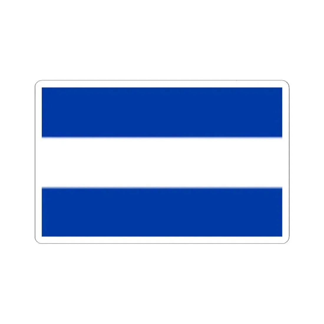 Flag of Belgrano Blue (Argentina) STICKER Vinyl Kiss-Cut Decal 3 Inch White - The Sticker Space