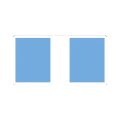 Flag of Belgrano in Vilcapugio and Ayohuma (Argentina) STICKER Vinyl Kiss-Cut Decal 2 Inch White - The Sticker Space