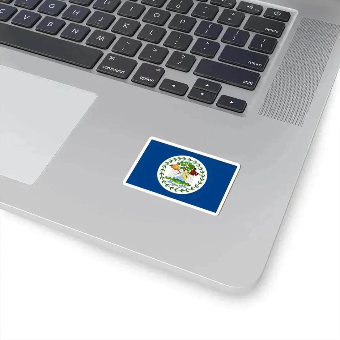 Flag of Belize 1950-1981 (Belize) STICKER Vinyl Kiss-Cut Decal - The Sticker Space