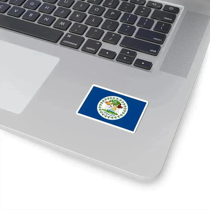 Flag of Belize 1950-1981 (Belize) STICKER Vinyl Kiss-Cut Decal - The Sticker Space