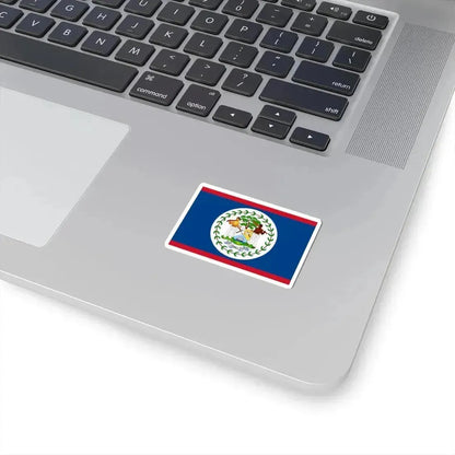 Flag of Belize 1981-2019 (Belize) STICKER Vinyl Kiss-Cut Decal - The Sticker Space
