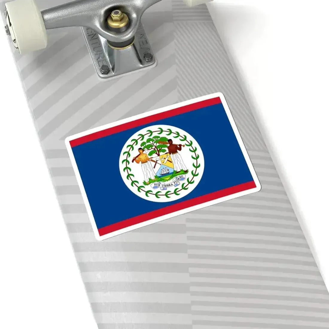 Flag of Belize 1981-2019 (Belize) STICKER Vinyl Kiss-Cut Decal - The Sticker Space