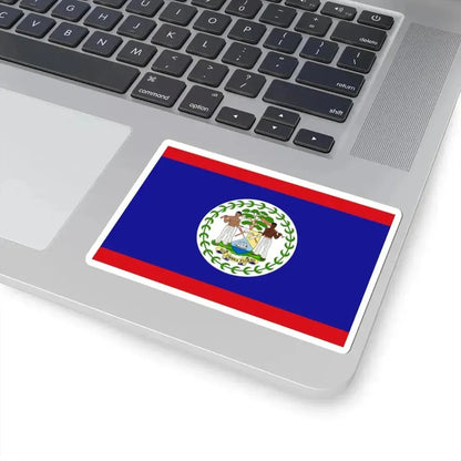Flag of Belize 3-2 (Belize) STICKER Vinyl Kiss-Cut Decal - The Sticker Space