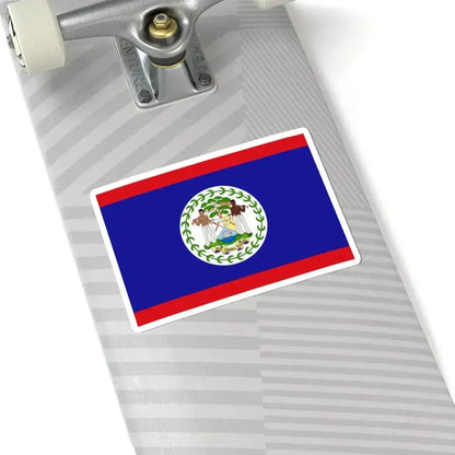 Flag of Belize 3-2 (Belize) STICKER Vinyl Kiss-Cut Decal - The Sticker Space