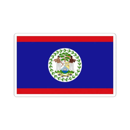 Flag of Belize (Belize) STICKER Vinyl Kiss-Cut Decal 2 Inch White - The Sticker Space