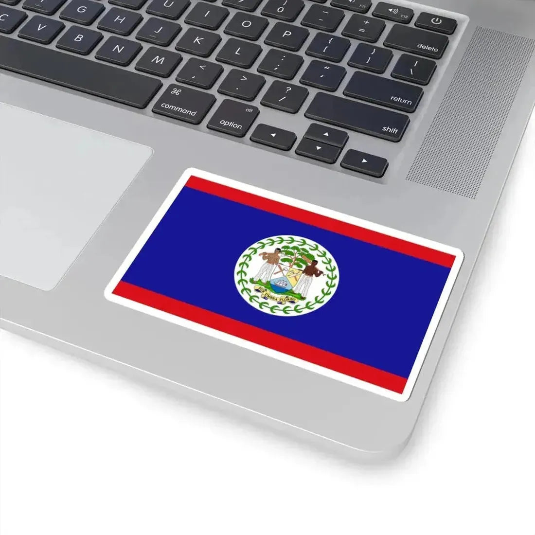 Flag of Belize (Belize) STICKER Vinyl Kiss-Cut Decal - The Sticker Space