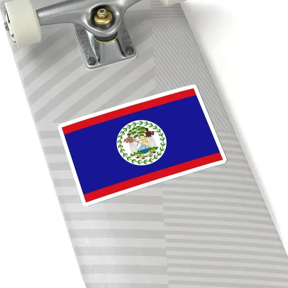 Flag of Belize (Belize) STICKER Vinyl Kiss-Cut Decal - The Sticker Space