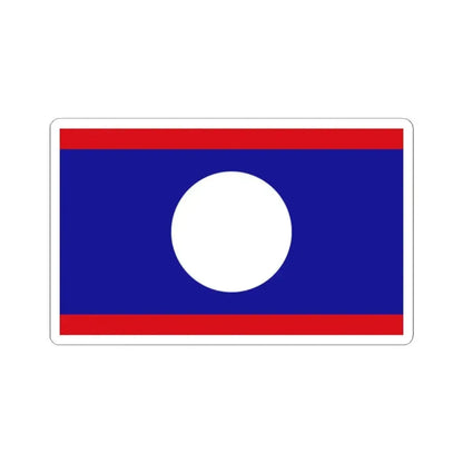 Flag of Belize no coat of arms (Belize) STICKER Vinyl Kiss-Cut Decal 2 Inch White - The Sticker Space