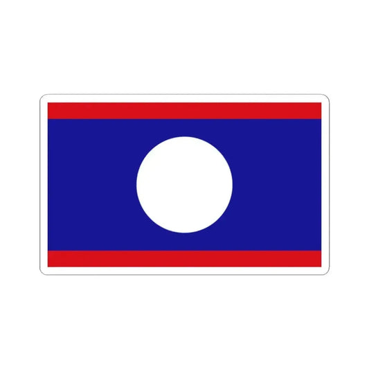 Flag of Belize no coat of arms (Belize) STICKER Vinyl Kiss-Cut Decal 2 Inch White - The Sticker Space