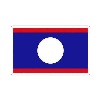 Flag of Belize no coat of arms (Belize) STICKER Vinyl Kiss-Cut Decal 3 Inch White - The Sticker Space