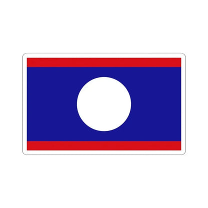 Flag of Belize no coat of arms (Belize) STICKER Vinyl Kiss-Cut Decal 4 Inch White - The Sticker Space