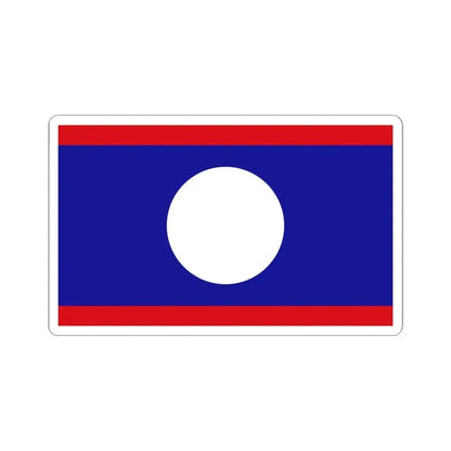 Flag of Belize no coat of arms (Belize) STICKER Vinyl Kiss-Cut Decal 6 Inch White - The Sticker Space