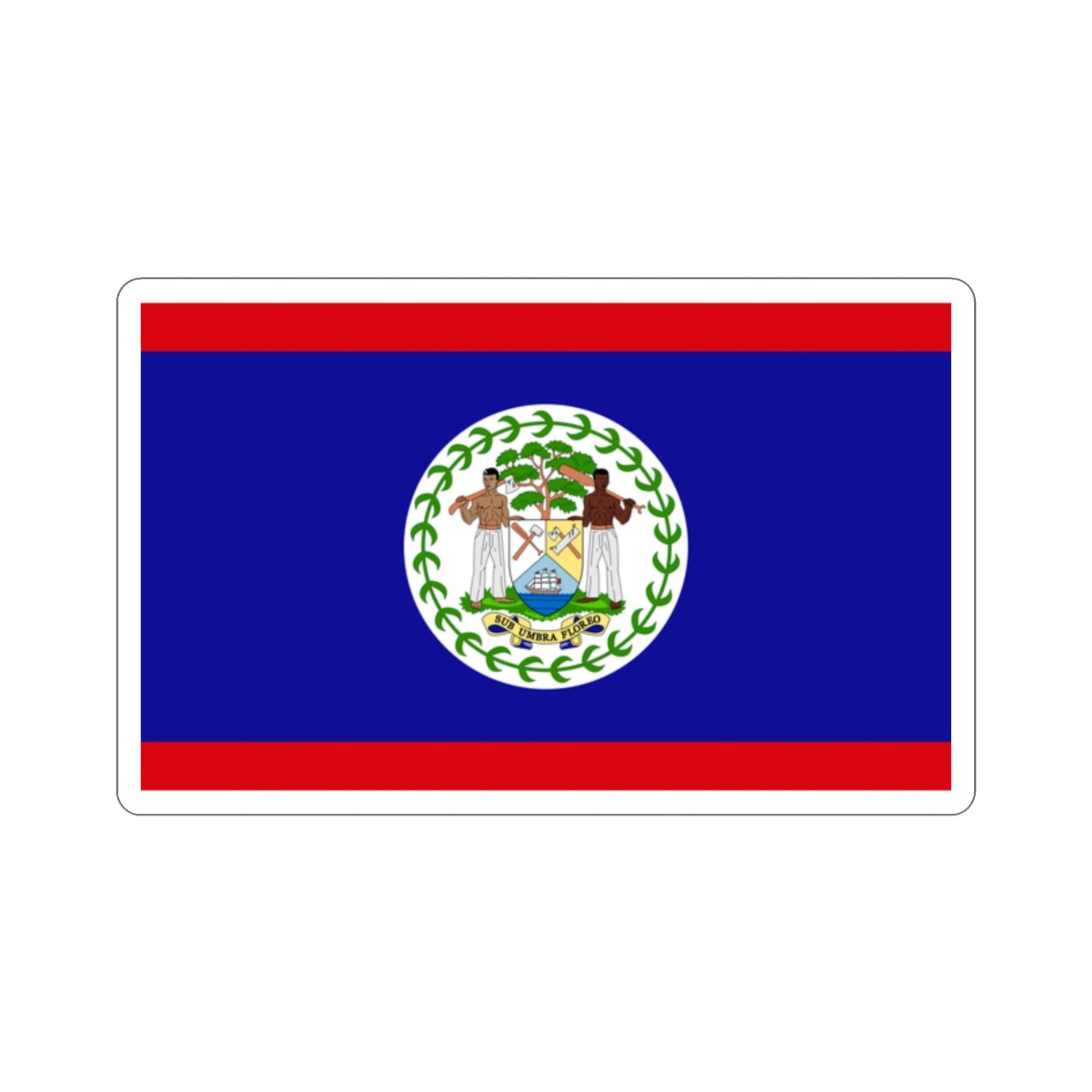 Flag of Belize STICKER Vinyl Die-Cut Decal-2 Inch-The Sticker Space