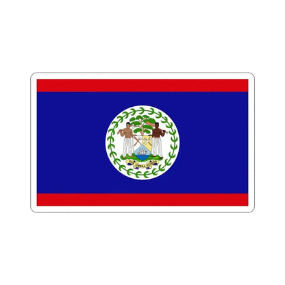 Flag of Belize STICKER Vinyl Die-Cut Decal 3 Inch - The Sticker Space