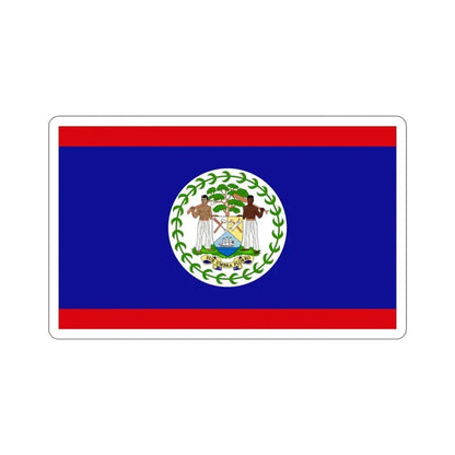 Flag of Belize STICKER Vinyl Die-Cut Decal 4 Inch - The Sticker Space
