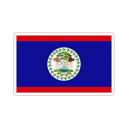 Flag of Belize STICKER Vinyl Die-Cut Decal 5 Inch - The Sticker Space