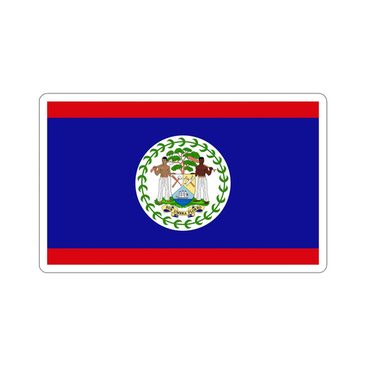 Flag of Belize STICKER Vinyl Die-Cut Decal-6 Inch-The Sticker Space