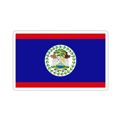 Flag of Belize STICKER Vinyl Die-Cut Decal - The Sticker Space