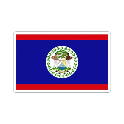 Flag of Belize STICKER Vinyl Die-Cut Decal - The Sticker Space