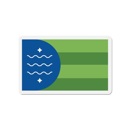 Flag of Bellingham Washington - Die-Cut Magnet-3" x 3"-The Sticker Space