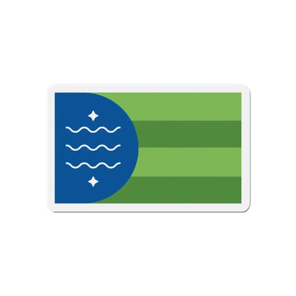 Flag of Bellingham Washington - Refrigerator Magnet 6 Inch - The Sticker Space