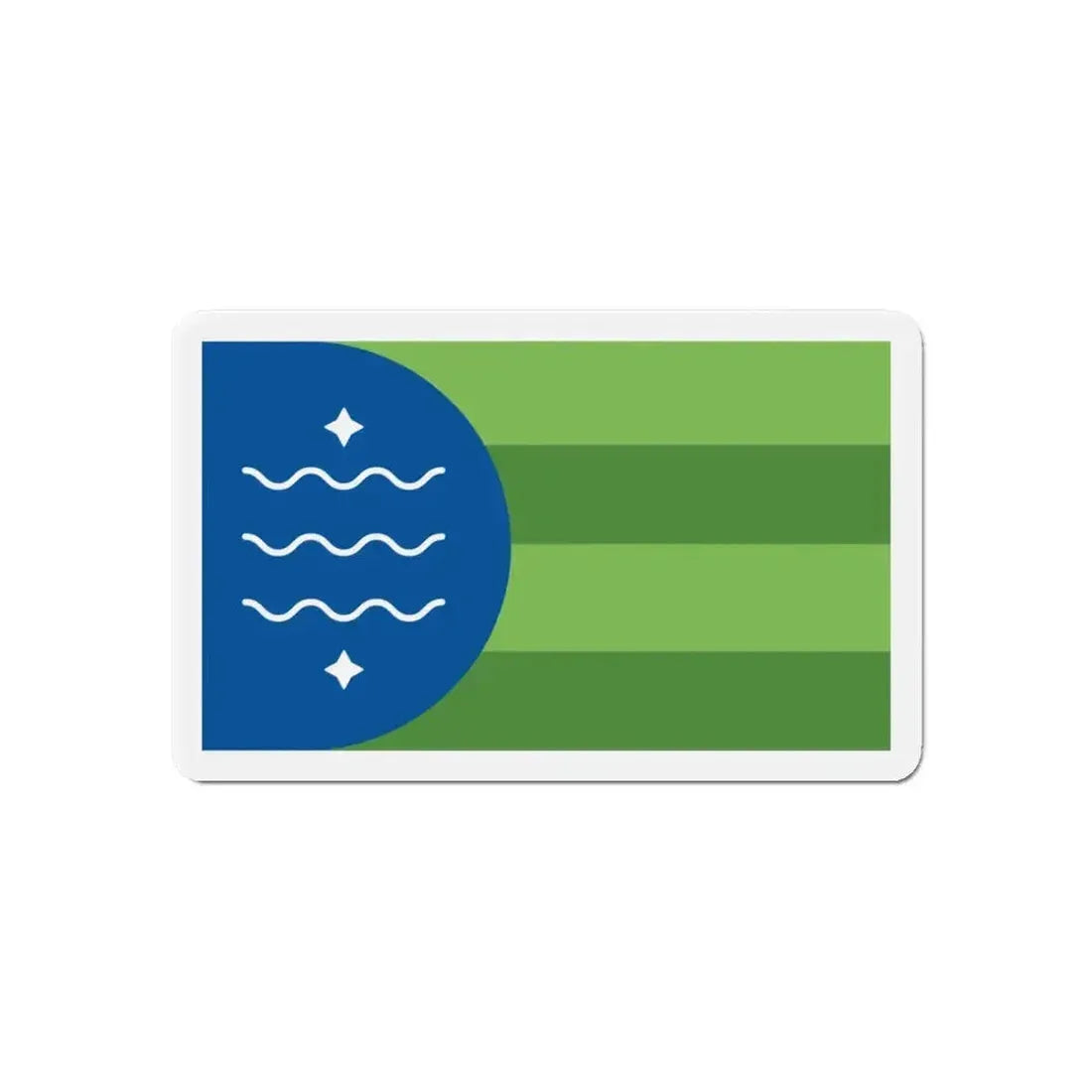 Flag of Bellingham Washington - Refrigerator Magnet - The Sticker Space