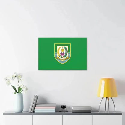 Flag of Bengkulu Indonesia - Canvas Wall Art - The Sticker Space