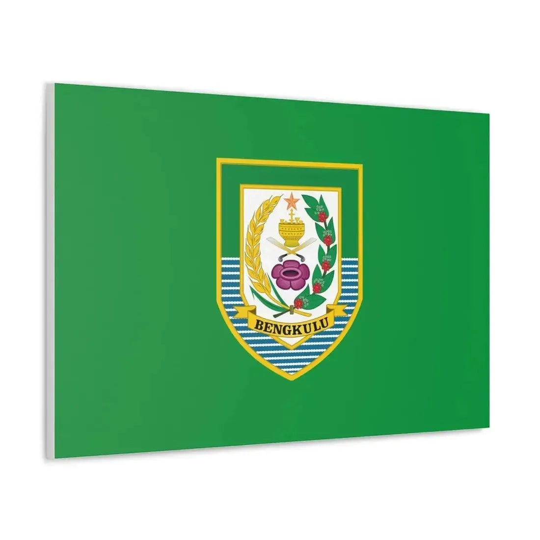 Flag of Bengkulu Indonesia - Canvas Wall Art - The Sticker Space