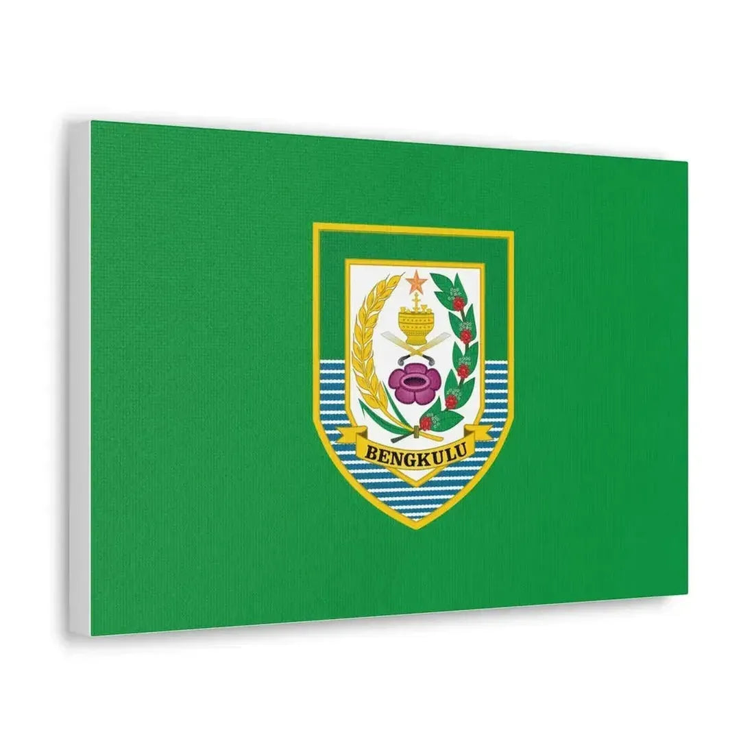 Flag of Bengkulu Indonesia - Canvas Wall Art - The Sticker Space