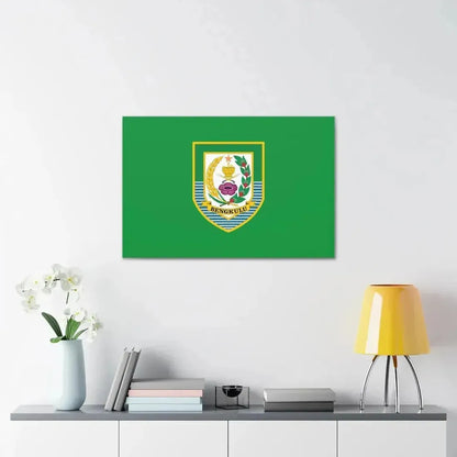 Flag of Bengkulu Indonesia - Canvas Wall Art - The Sticker Space