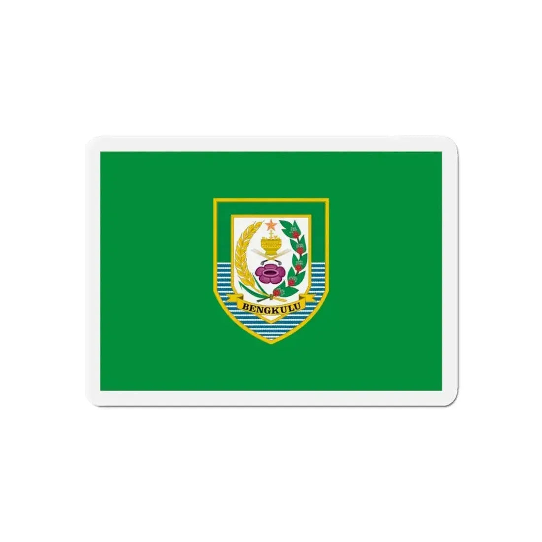Flag of Bengkulu Indonesia - Refrigerator Magnet - The Sticker Space