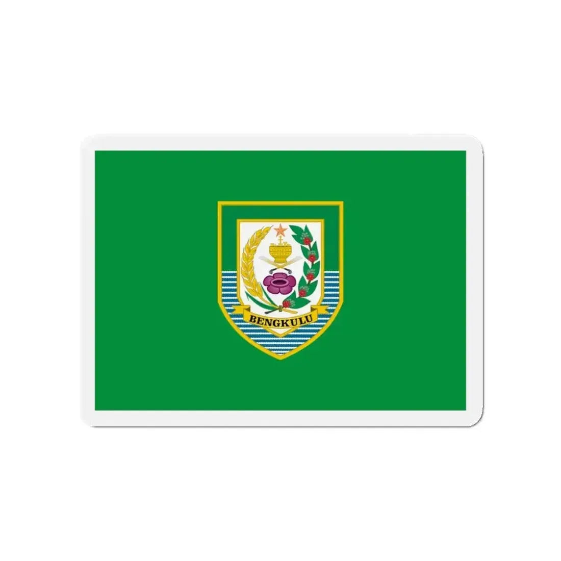 Flag of Bengkulu Indonesia - Refrigerator Magnet - The Sticker Space