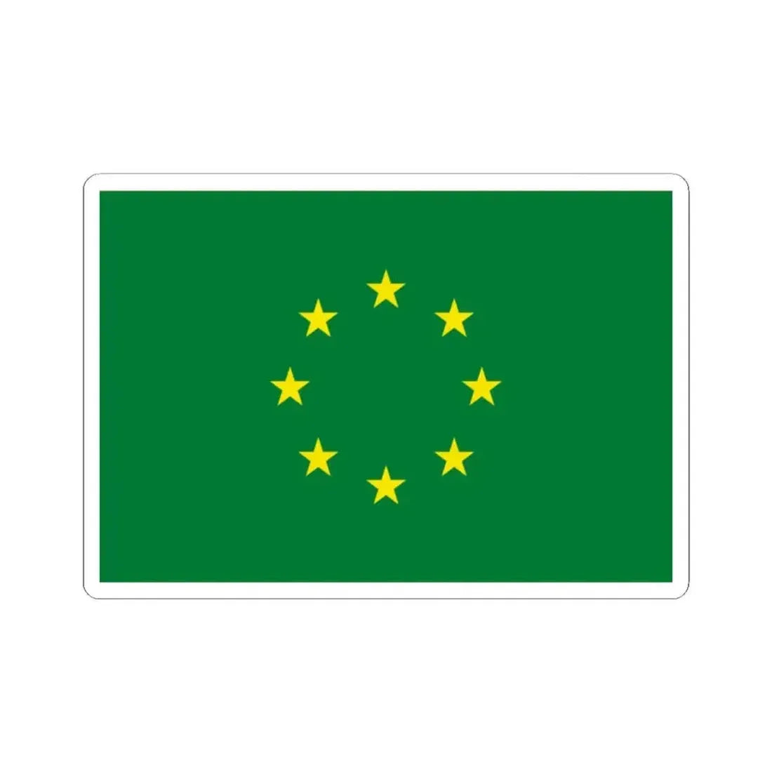 Flag of Beni Department Bolivia (Bolivia) STICKER Vinyl Kiss-Cut Decal 2 Inch White - The Sticker Space