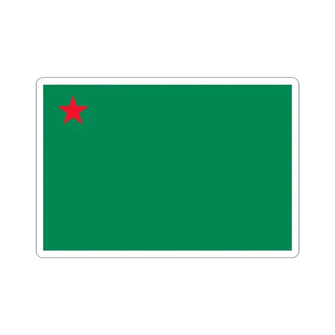 Flag of Benin 1975-1990 (Benin) STICKER Vinyl Kiss-Cut Decal 3 Inch White - The Sticker Space