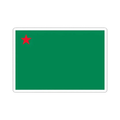 Flag of Benin 1975-1990 (Benin) STICKER Vinyl Kiss-Cut Decal 3 Inch White - The Sticker Space