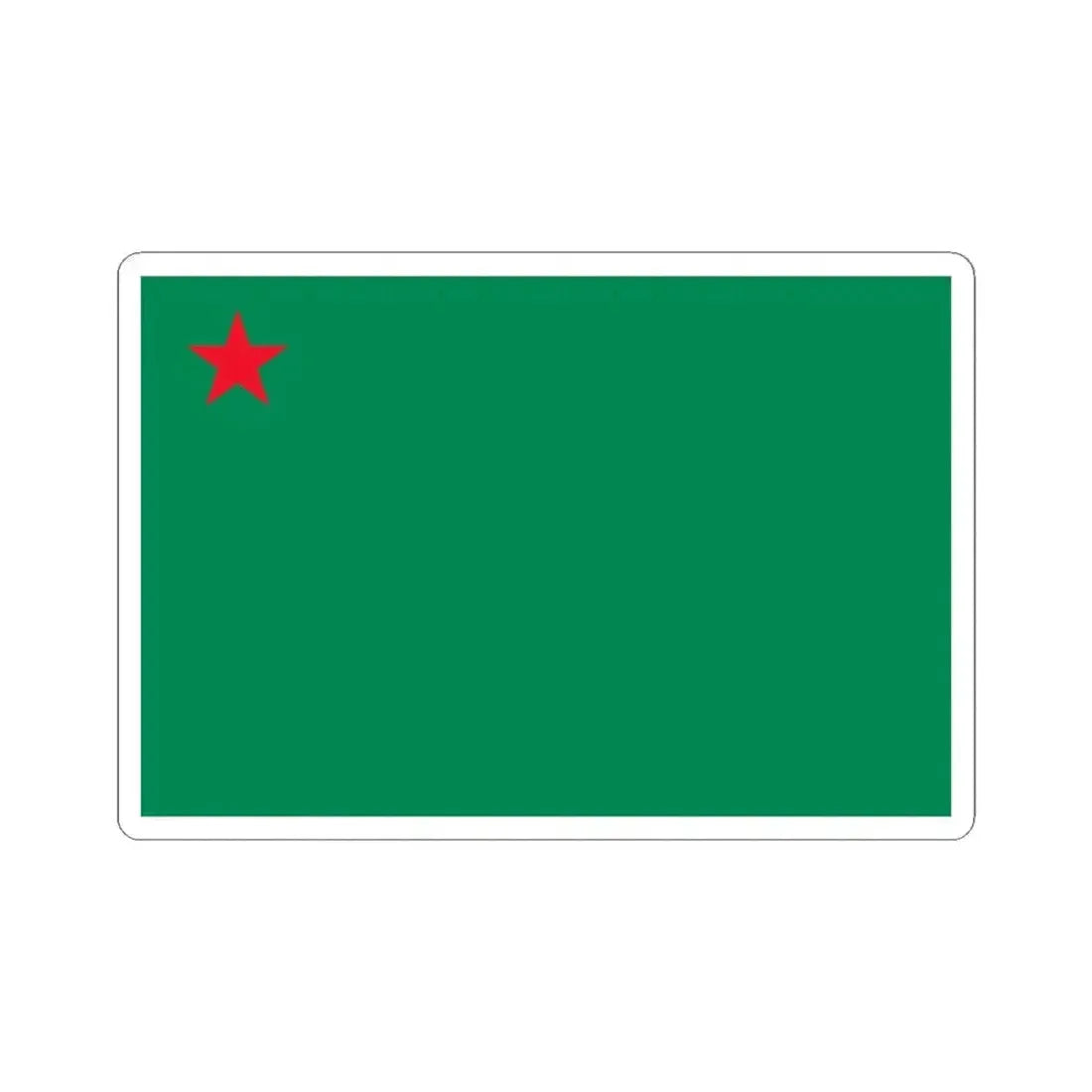 Flag of Benin 1975-1990 (Benin) STICKER Vinyl Kiss-Cut Decal 4 Inch White - The Sticker Space