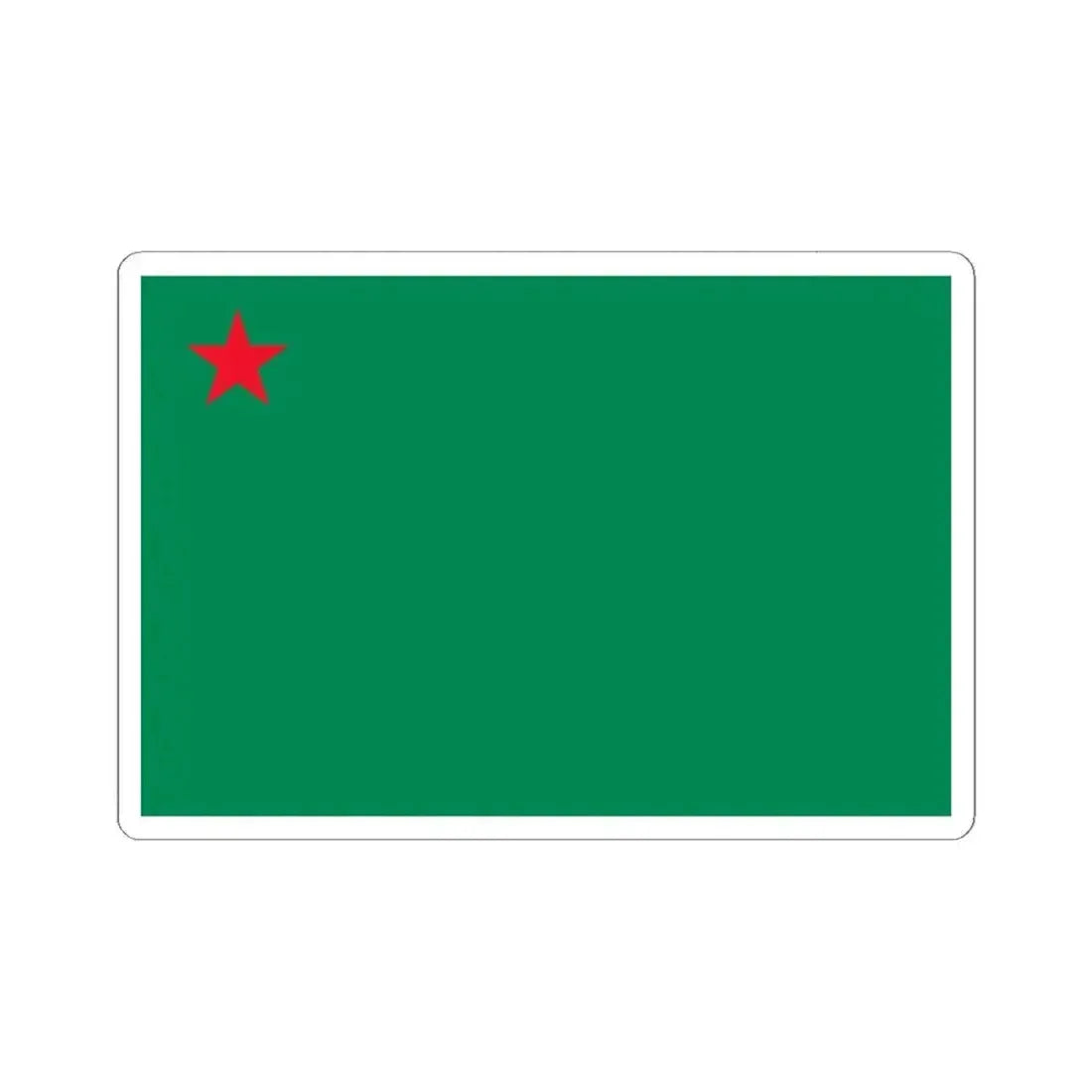 Flag of Benin 1975-1990 (Benin) STICKER Vinyl Kiss-Cut Decal 6 Inch White - The Sticker Space