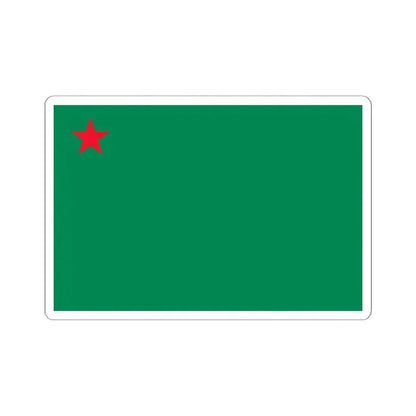 Flag of Benin 1975-1990 (Benin) STICKER Vinyl Kiss-Cut Decal 6 Inch White - The Sticker Space