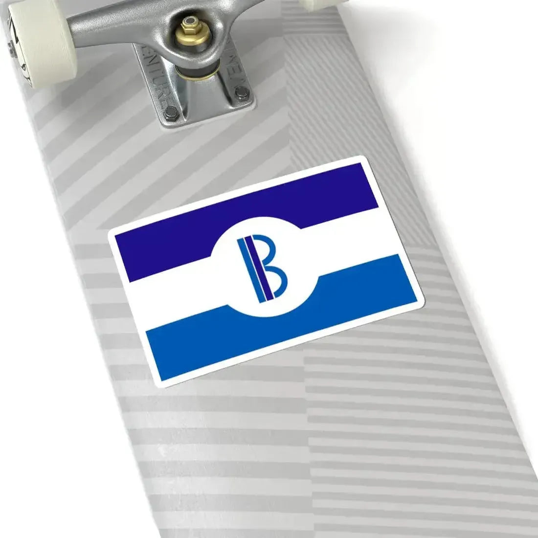 Flag of Bensenville Illinois (United States) STICKER Vinyl Kiss-Cut Decal - The Sticker Space