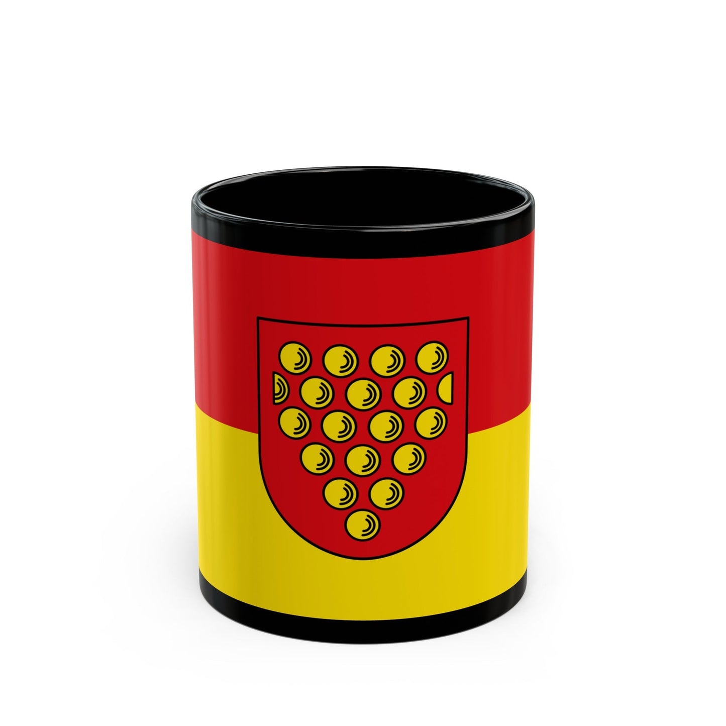 Flag of Bentheim Germany - Black Coffee Mug-11oz-The Sticker Space